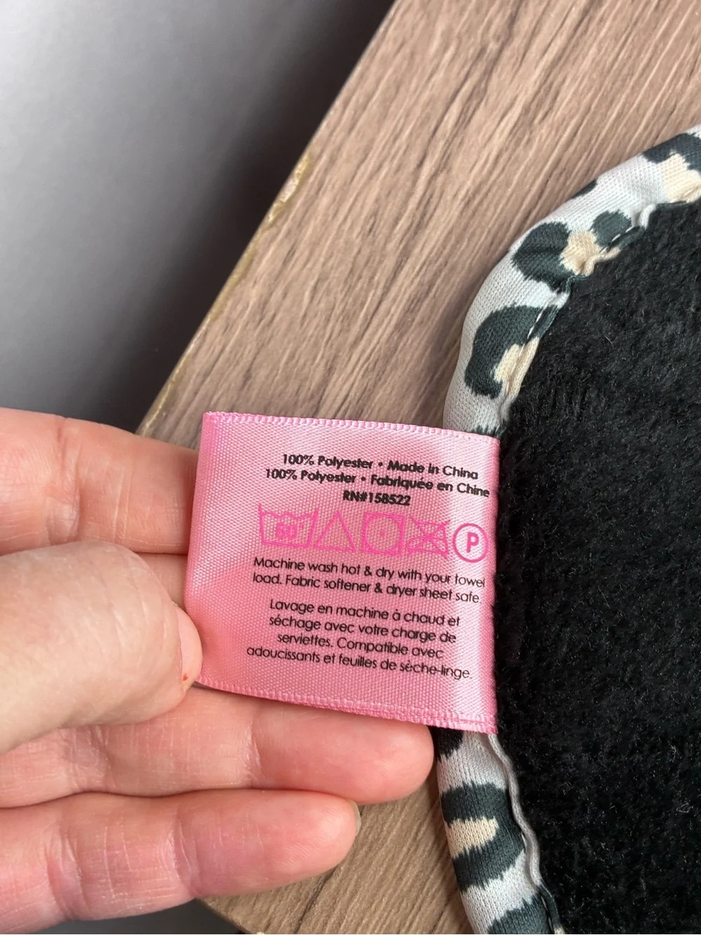 🐼 3/$25 NWOT Makeup Eraser Black and Leopard Print Reusable Cloth